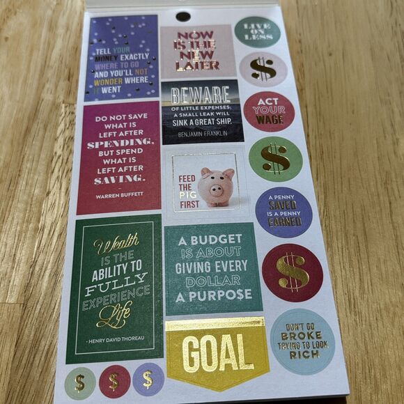 The Happy Planner Budget Stickers Book 682 Pieces - Picture 2 of 14